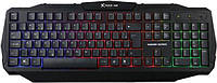 Мембранна ігрова клавіатура дротова XTRIKE ME KB-302 RGB
