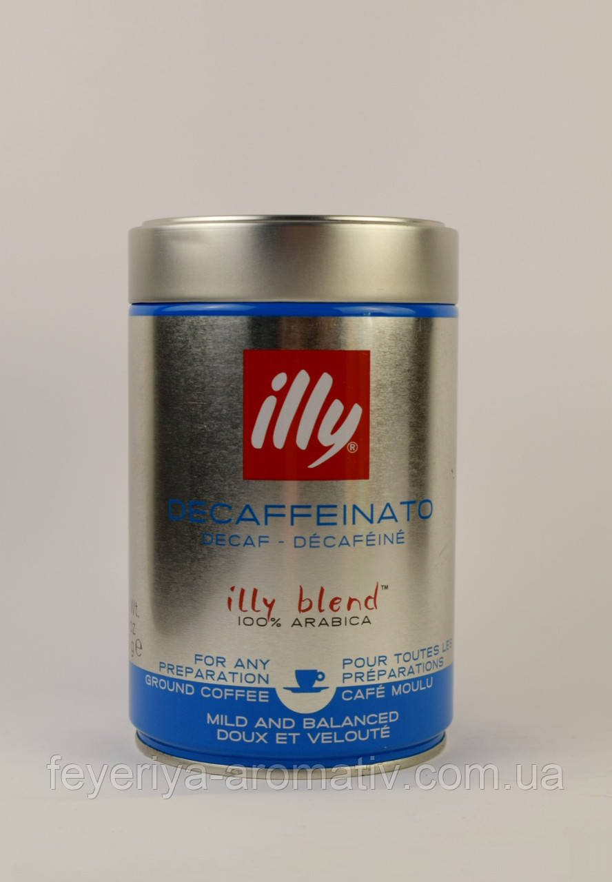 Кава в зернах ILLY Decaffeinato 250г (Італія)