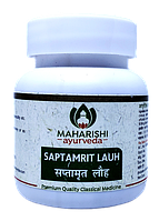 Саптамрит Лаух, хвороби очей, підвищена кислотність, Saptamrit Lauh (40tab)