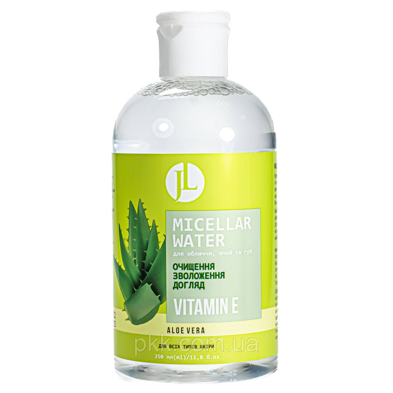 Міцелярна вода для зняття макіяжу Jovial Luxe Aloe Vera & Vitamin E 350 мл