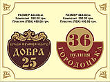 Адресна табличка,табличка на будинок з підсвічуванням, фото 9