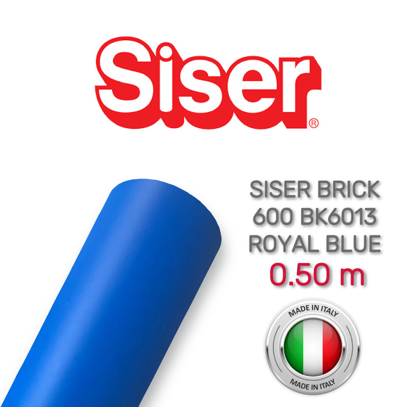 Siser Brick 600 BK6013 Royal Blue High Thickness (Плівка для термопереноса темно-синя)