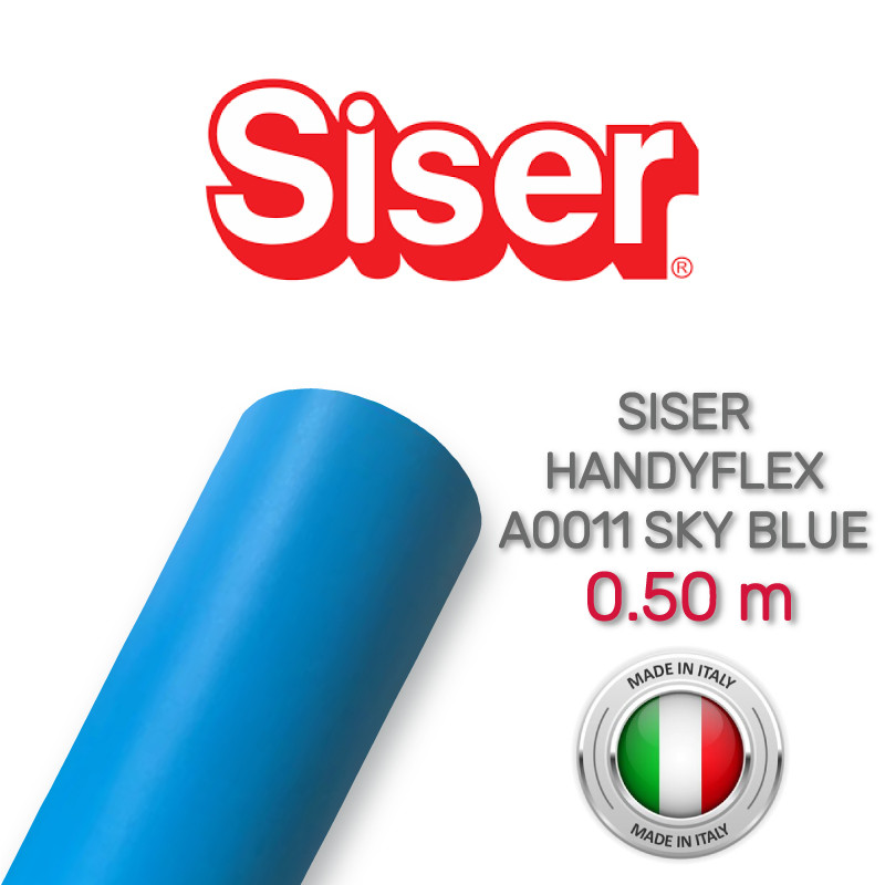 Siser Handyflex A0011 Sky Blue (Плівка для термопереносу небесно-блакитна)