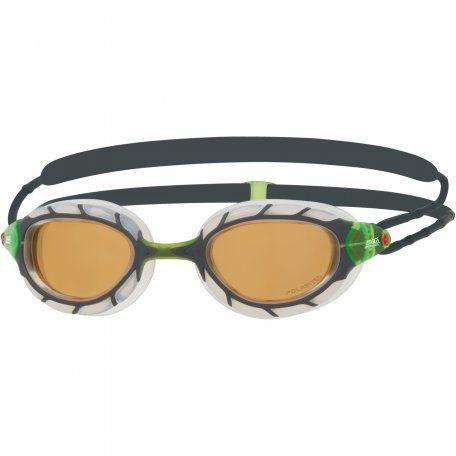 Окуляри для плавання Zoggs Predator Polarized Ultra розмір R (біло-сірий)