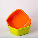 Таз квадратний 6 літрів Гемопласт, фото 6