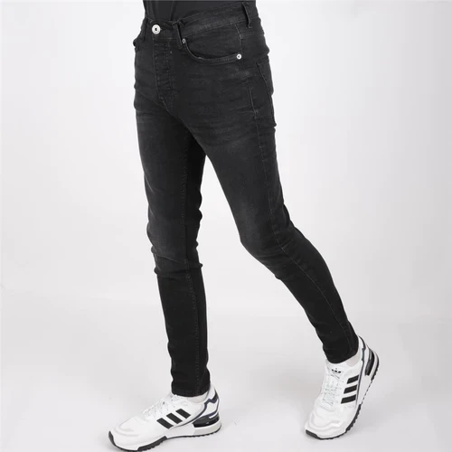 Мужские джинсы Bench Davies Skinny Leg Denim Jeans Black Wash