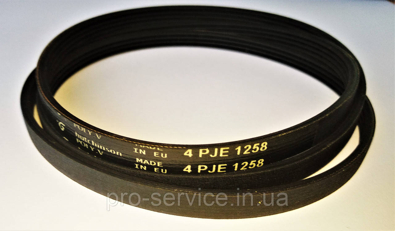 Ремінь C00055042 4PJE 1258 для пральних машин Indesit, Ariston