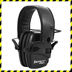 Активні Навушники для військових тактичні Howard Impact Sport  Black / Імпакт Спорт (ОРИГІНАЛ)