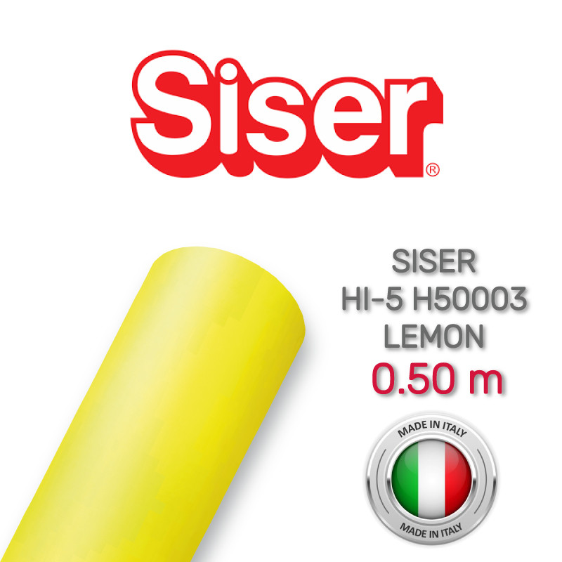 Siser Hi-5 H50003 Lemon (Плівка для термопереносу лимонна)