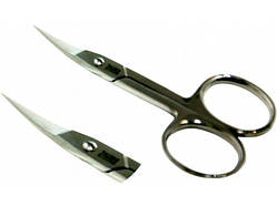 Ножиці манікюрні для кутикул Zauber 172 нігтьові загнуті