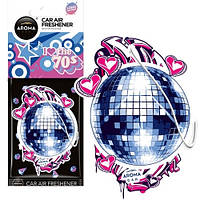 Ароматизатор Aroma Car Cellulose BACK TO 90' & 70' - Disco Ball(24шт.)