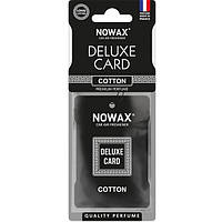 Ароматизатор целюлозний Nowax серія Deluxe Card 6 г. - Cotton (50шт/ящ)