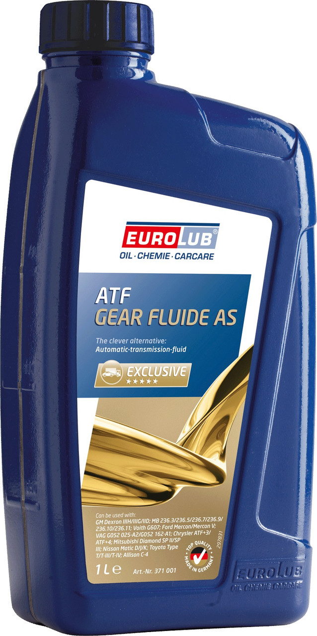 Трансмісійне масло GEAR FLUIDE AS 1л (12шт/уп), фото 1