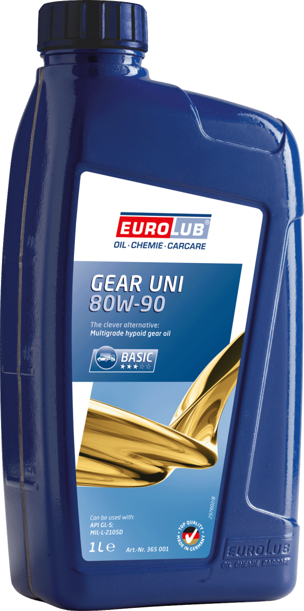Трансмісійне масло Gear Uni SAE 80W-90 1л (12шт/уп), фото 1