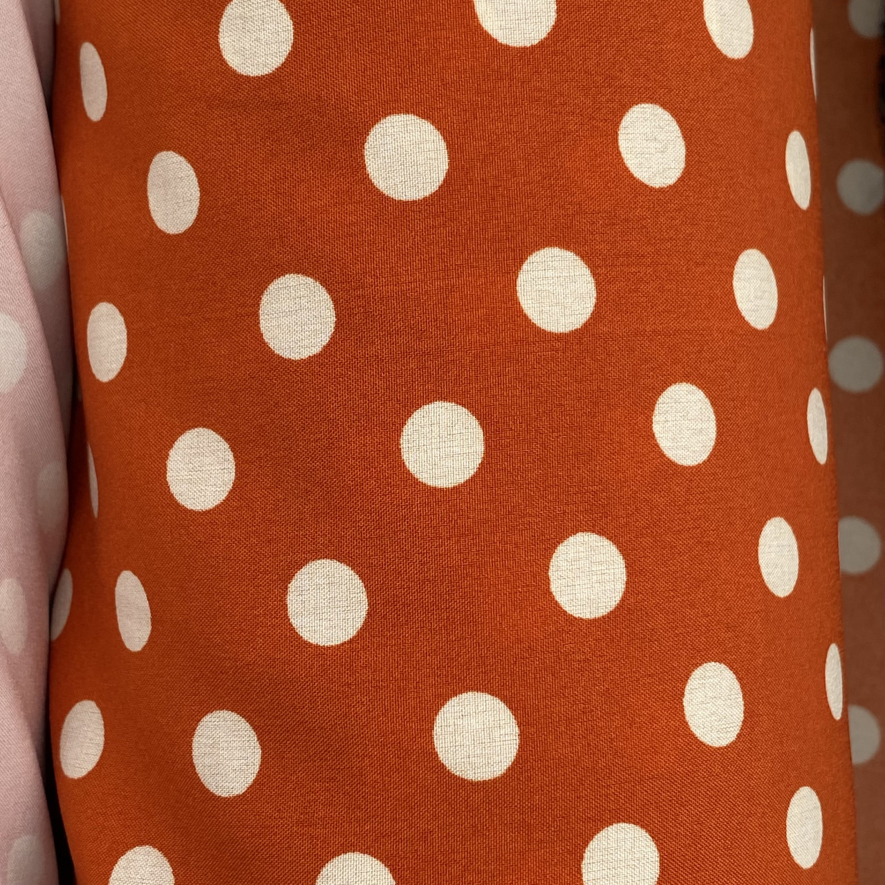 Супер софт горох 9 мм Помаранчевий з білим, фото 1