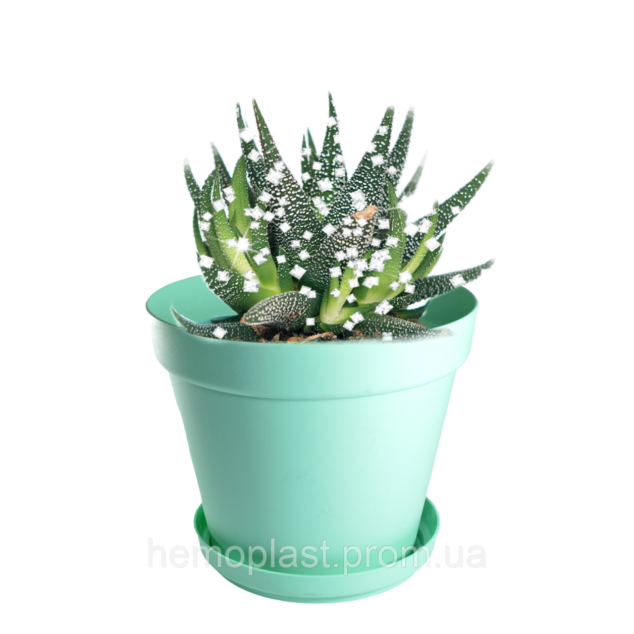 Горщик для квітів з підставкою, Ø 170, тип 6 1,8 л  Гемопласт, фото 1