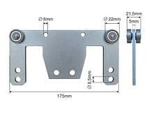 Ролик стійки Ø24x175x21,5 KOGEL-HESTAL