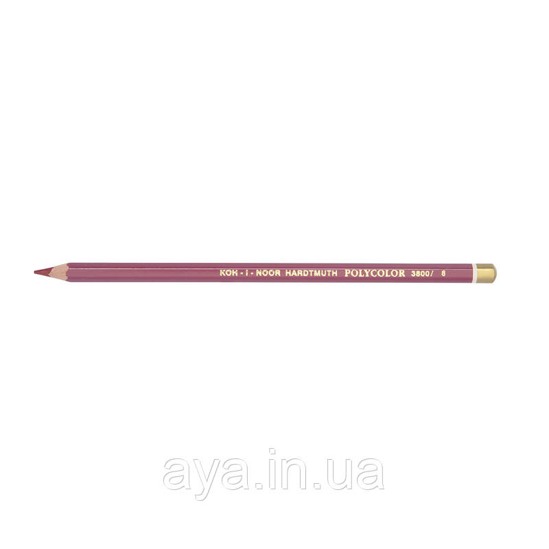 Художній кольор. олівець Koh-i-noor POLYCOLOR bordeaux red/бордовий червоний, №8