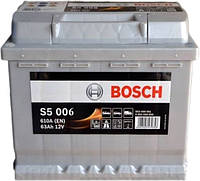 Аккумулятор автомобильный 63Ач 610А "+" слева Bosch (Great Wall Вида) 0092S50060-Bosch