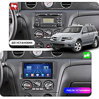 Штатна магнітола 10" Lesko для Mitsubishi Airtrek 2001-2008 2/32Gb/4G/ Wi-Fi GPS Premium Міцубісі 12 шт., фото 4