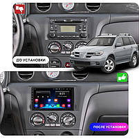 Штатна магнітола 10" Lesko для Mitsubishi Airtrek 2001-2008 2/32Gb/ Wi-Fi Optima Міцубісі 12 шт., фото 4