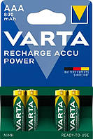 Акумулятори VARTA RECHARGE ACCU POWER AAA/HR03  800mAh (4шт)