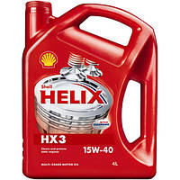Масло моторное минеральное 4л 15W-40 Helix HX3 SHELL (BYD Амулет) 124825-SHELL