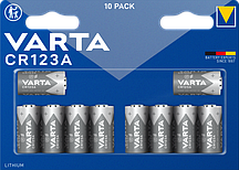 Батарейка VARTA PHOTO CR 123A 3V BL10 LITHIUM