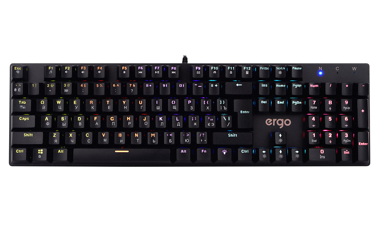 Клавіатура механічна ігрова ERGO KB-960 (з підсвічуванням)