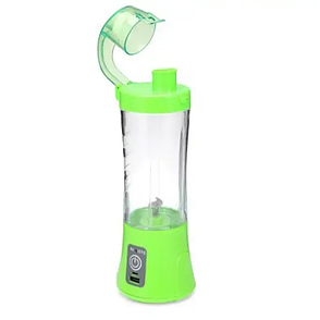 Фітнес блендер акумуляторний Qllipin Juice Cup OL-602 портативний блендер із поїльником зелений, фото 3