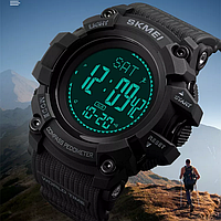 Годинник наручний електронний тактичний Skmei Com армійський наручний годинник з таймером і компасом