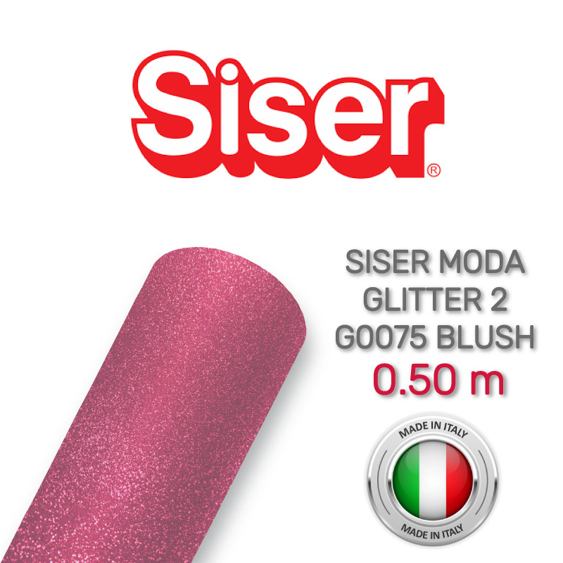 Siser Moda Glitter 2 G0075 Blush (Плівка для термопереносу блискуча рум'янець)