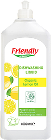 Органічний засіб для миття посуду Friendly Organic лимонний сік 1000 мл