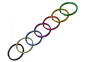 Кільце для ключів d 25 мм круглий колір Асорті