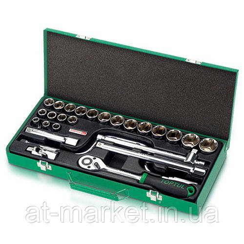 Набір інструменту TOPTUL 1/2" 26ед. (6-гр.) GCAD2601