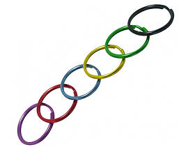 Кільце для ключів d30 мм круглий колір Асорті