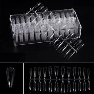ТИПСИ ГЕВІ ДЛЯ НАРАЩЕННЯ НОГТЕЙ 240 ШТАК (СМІТКИ) ПРОЗРАЧНИЙ, фото 1