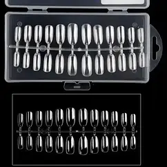 ТИПСИ ГЕВІ ДЛЯ НАРАЩЕННЯ НОГТЕЙ 240 ШТУК (вал) ПРОЗРАЧНИЙ