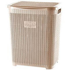 Корзина д/белья VIOLET HOUSE 1007 Виолетта CAPPUCHINO с/кр. 45 л (1007 Виолетта CAPPUCHINO 45 л)