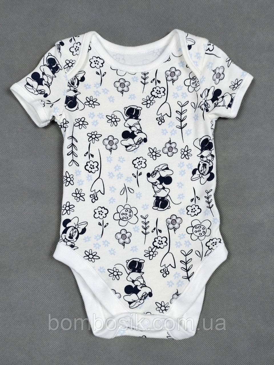 Бодік для дівчинки з коротким рукавом George, First size (50-56см)