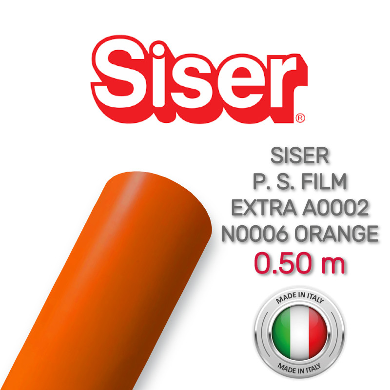 Siser PS Film Extra N0006 Orange (Плівка для термопереносу жовтогаряча)