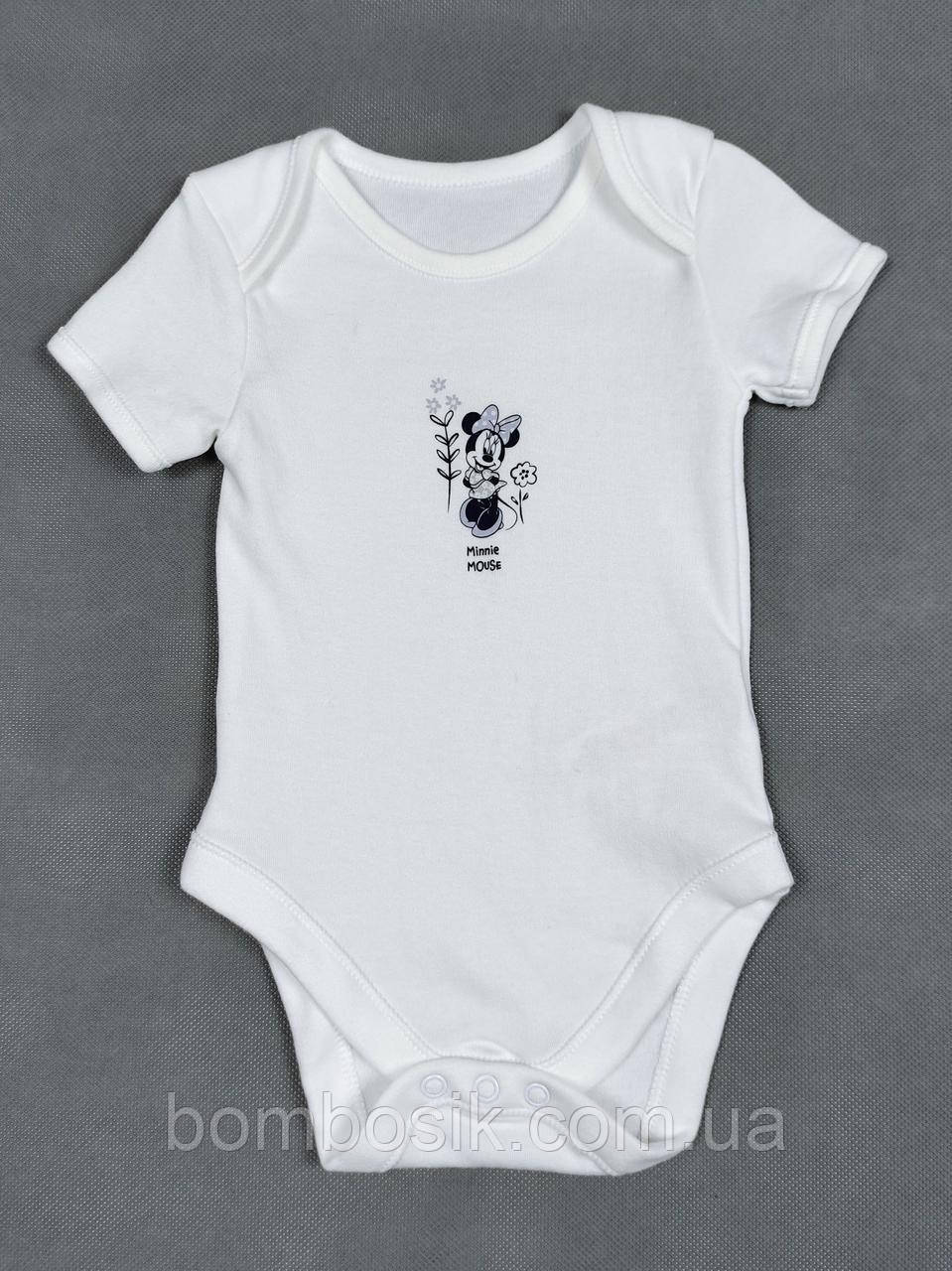 Бодік для дівчинки з коротким рукавом George, First size (50-56см)