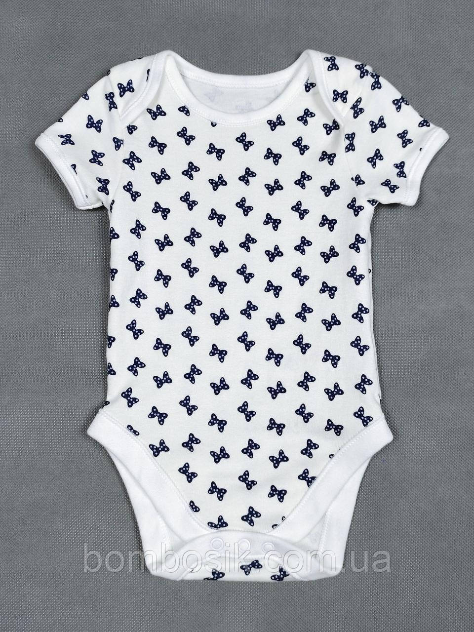 Бодік для дівчинки з коротким рукавом George, 12-18м (80-86см)