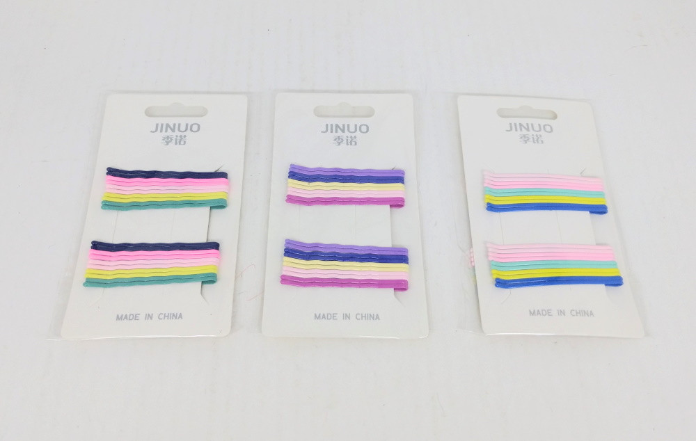 Невидимка кольорова, ЦІНА ЗА УП. 20ШТ, на планш. 13*6 см, фото 1