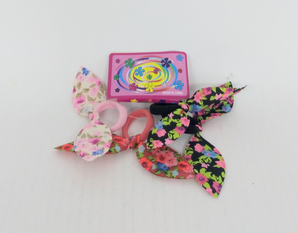 Гумка для волосся, "Солоха", ЦІНА ЗА 4ШТ, на планш. 6*3см, фото 1