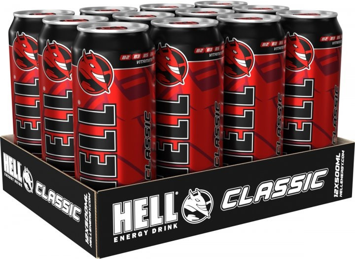 Напій Енергетичний Hell Classic Безалкогольний Хелл Класик з/б 250 мл Угорщина