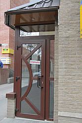 Металлопластиковые входные двери