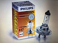 Автомобильная галогенная лампа Philips H7 12V 55 W+30% (производство Philips, Польша)