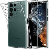 Чохол Spigen для Samsung Galaxy S22 Ultra - Liquid Crystal, Crystal Clear (ACS03912)