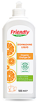 Органическое средство для мытья посуды Friendly Organic с апельсиновым маслом 500 мл